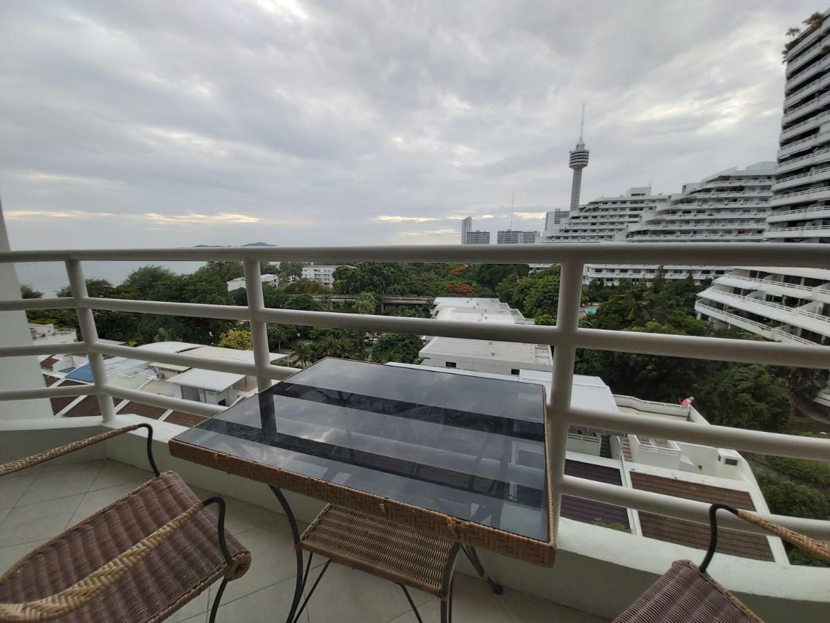 Condominum In Jomtien Beach With Sea View, Balcony And Free Wifi Pattaya Exterior foto