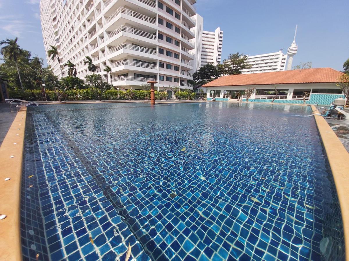 Condominum In Jomtien Beach With Sea View, Balcony And Free Wifi Pattaya Exterior foto
