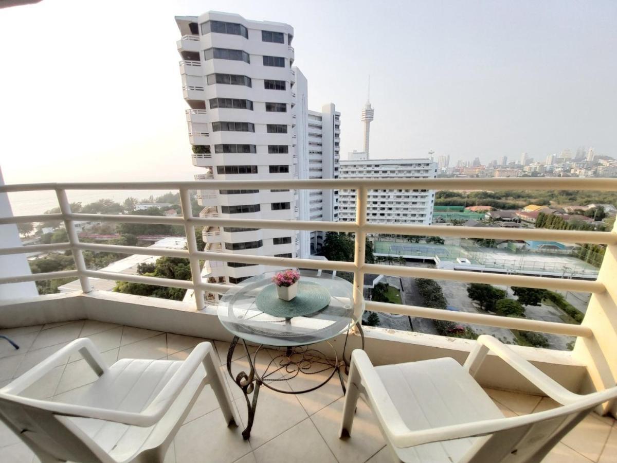 Condominum In Jomtien Beach With Sea View, Balcony And Free Wifi Pattaya Exterior foto