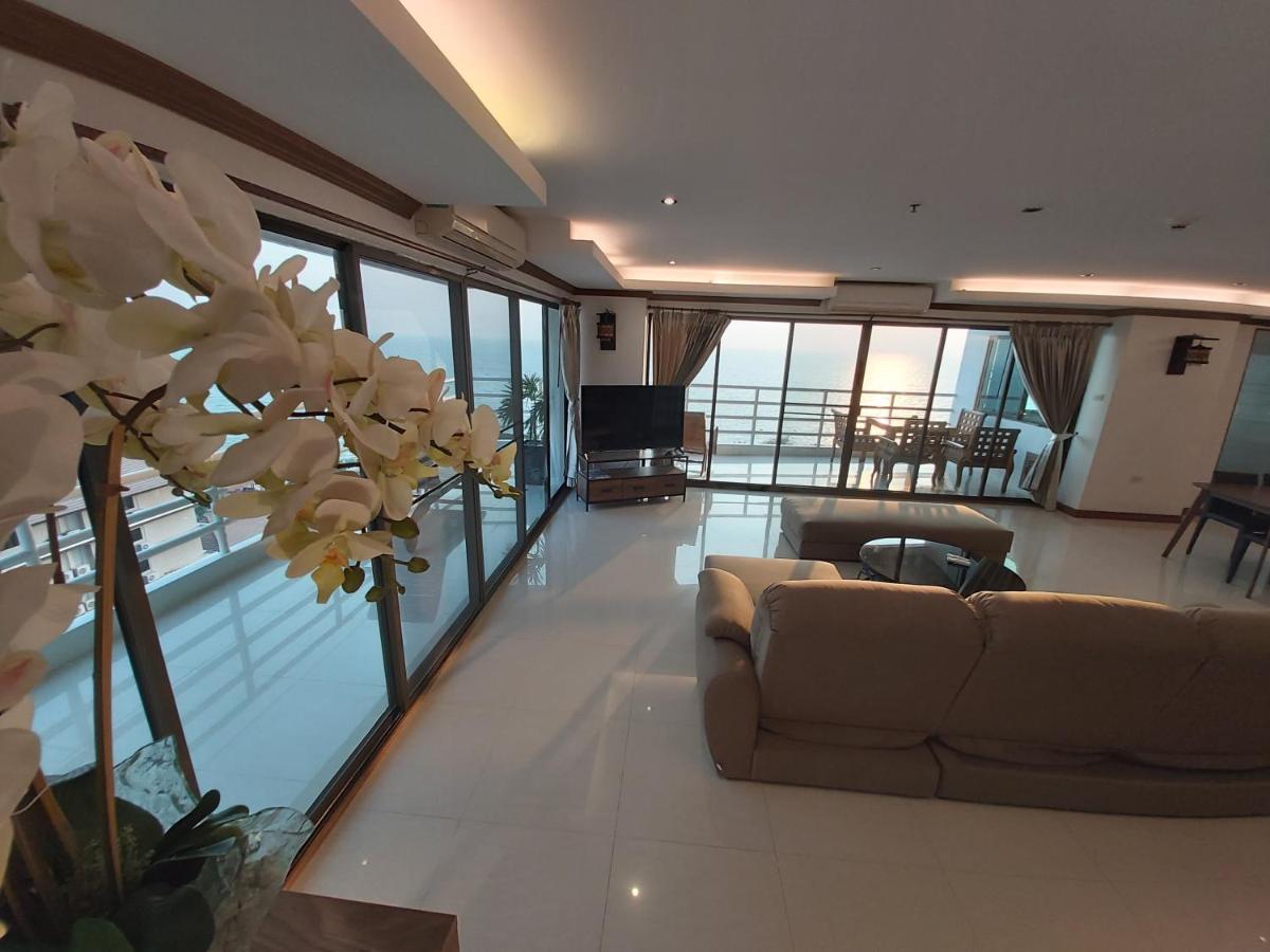 Condominum In Jomtien Beach With Sea View, Balcony And Free Wifi Pattaya Exterior foto