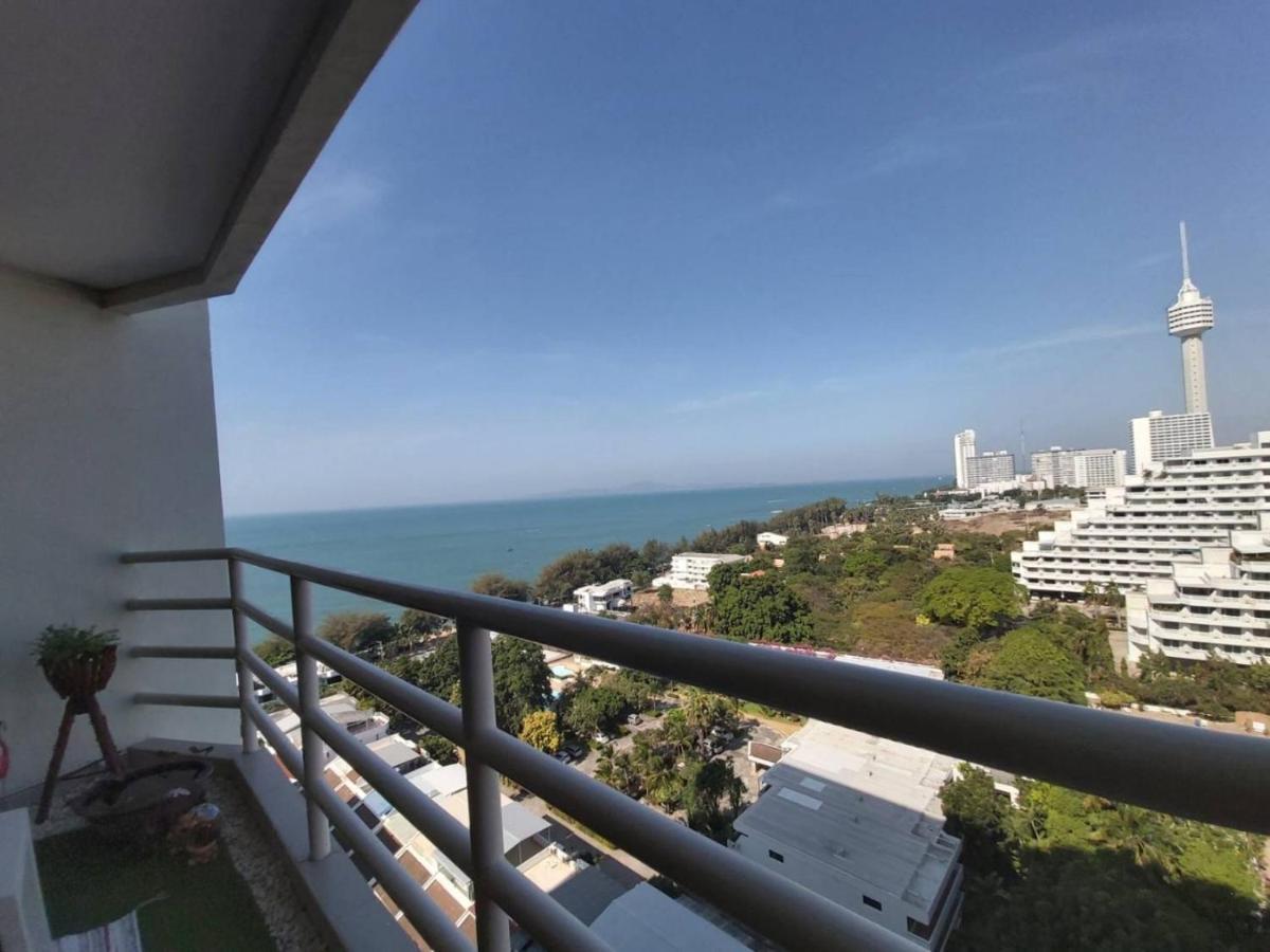 Condominum In Jomtien Beach With Sea View, Balcony And Free Wifi Pattaya Exterior foto