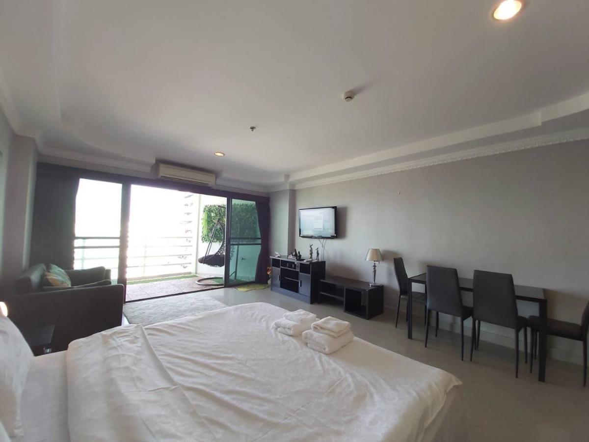 Condominum In Jomtien Beach With Sea View, Balcony And Free Wifi Pattaya Exterior foto