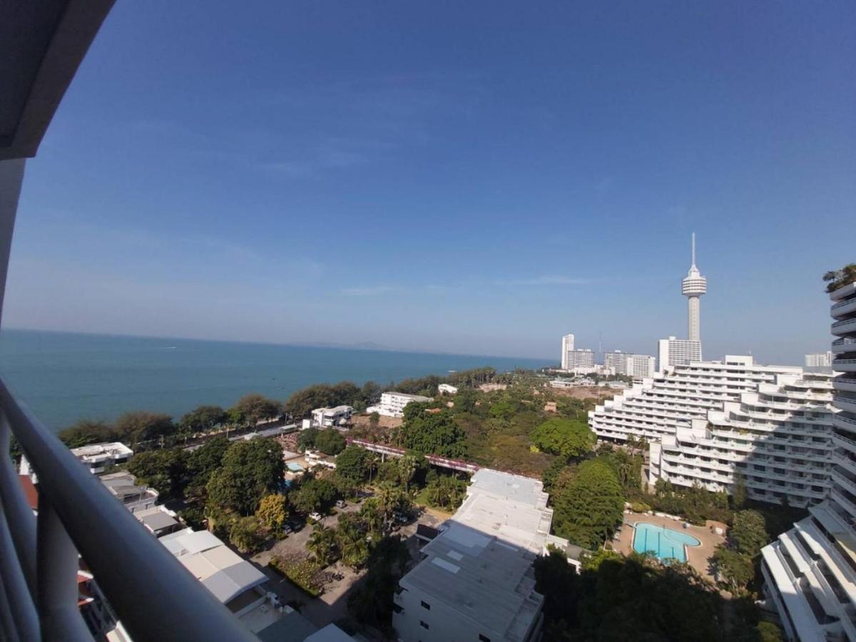 Condominum In Jomtien Beach With Sea View, Balcony And Free Wifi Pattaya Exterior foto